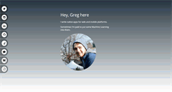 Desktop Screenshot of gregziegan.com